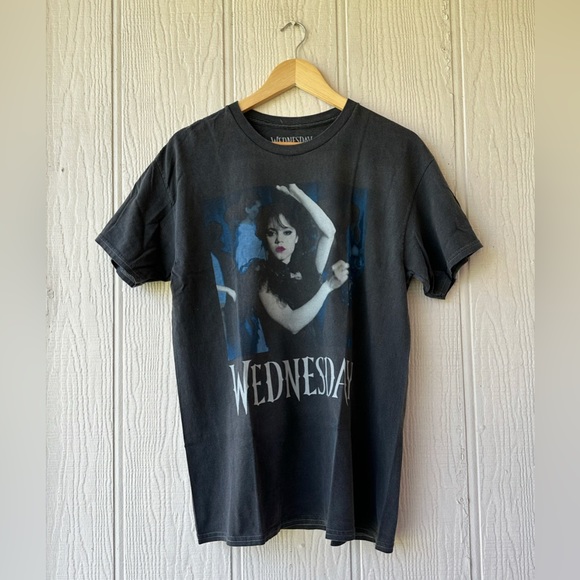 NWOT Wednesday Addams Graphic Tee - Picture 3 of 8